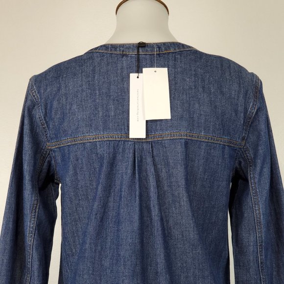 Sanctuary "Modern Desert" Faith Wash Denim Jean Shift Dress With Pockets NWT S - Picture 10 of 15